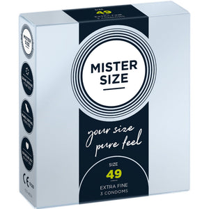 Mister Size 49mm pack of 3