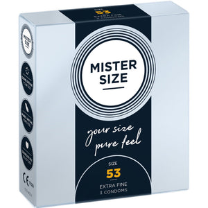 Mister Size 53mm pack of 3