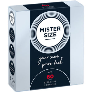 Mister Size 60mm pack of 3