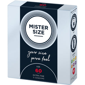Mister Size 60mm pack of 3