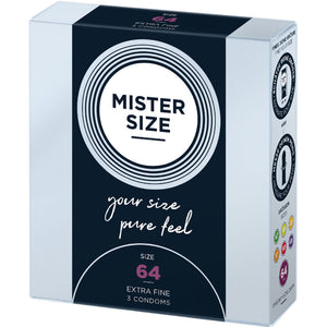 Mister Size 64mm pack of 3