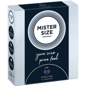 Mister Size 69mm pack of 3
