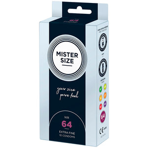 Mister Size 64mm pack of 10