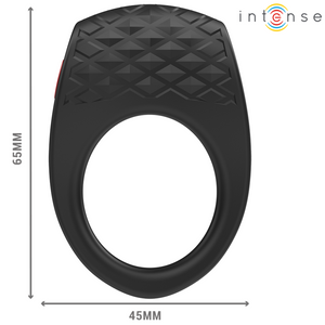 Intense – Clover vibrateur anneau pénis 10 vibrations noir