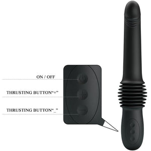 Pretty Love – Vibrateur pazuzu 3 modes de poussée noir