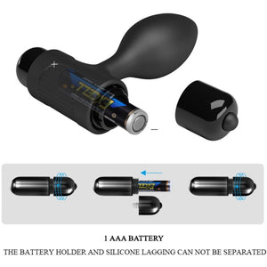 Pretty Love – Vibra butt 10 vibrations plug anal noir