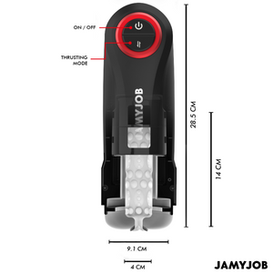 JAMYJOB - GRAVITY MASTURBADOR VAGINA AUTOMÁTICO 5 MODES OF EMPUJE Y EFECTO SOUND