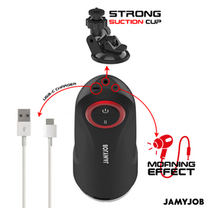 JAMYJOB - GRAVITY MASTURBADOR VAGINA AUTOMÁTICO 5 MODES OF EMPUJE Y EFECTO SOUND