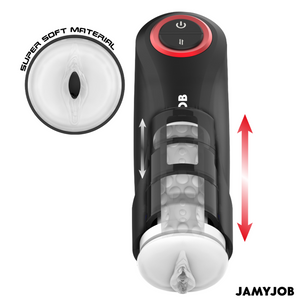 Jamyjob – Masturbateur vagin automatique par gravité 5 modes d'aspiration