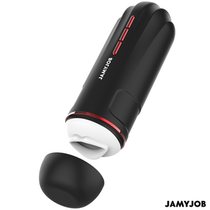 Jamyjob – Masturbateur buccal automatique megabite 5 modes d'ondes stimulantes et de vibrations