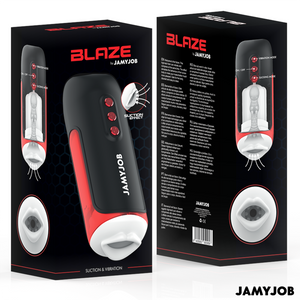 Jamyjob – Masturbateur buccal automatique blaze 5 modes ondes stimulantes et vibrations