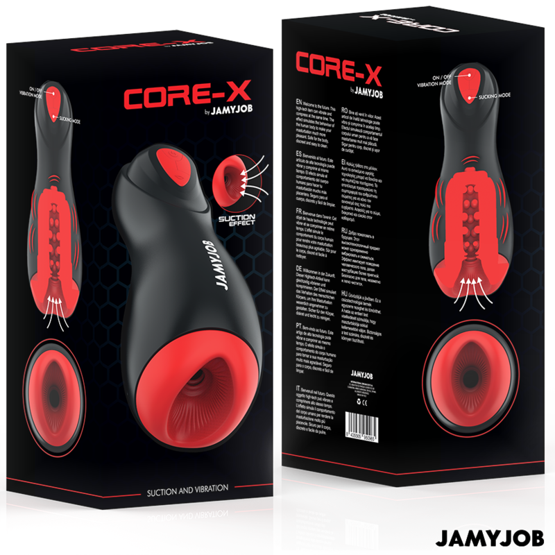 JAMYJOB - CORE-X MASTURBADOR AUTOMÁTICO 5 MODOS SUCCIÓN AND VIBRACIÓN