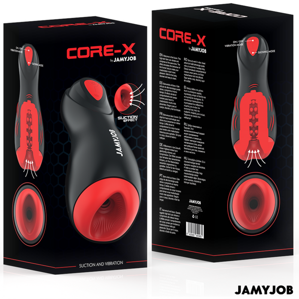 JAMYJOB - CORE-X MASTURBADOR AUTOMÁTICO 5 MODOS SUCCIÓN AND VIBRACIÓN