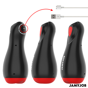 Jamyjob – Core-x masturbateur automatique 5 modes ondes stimulantes et vibrations