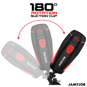 Jamyjob – Masturbateur automatique pyston base avec dildo à télécommande