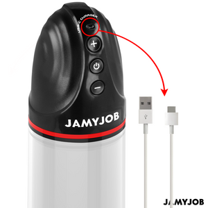 Jamyjob – Pompe automatique xpand 3 niveaux d'ondes stimulantes gris