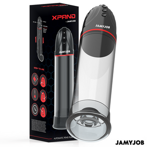 Jamyjob – Pompe automatique xpand 3 niveaux d'ondes stimulantes gris