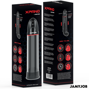 Jamyjob – Pompe automatique xpand 3 niveaux d'ondes stimulantes gris