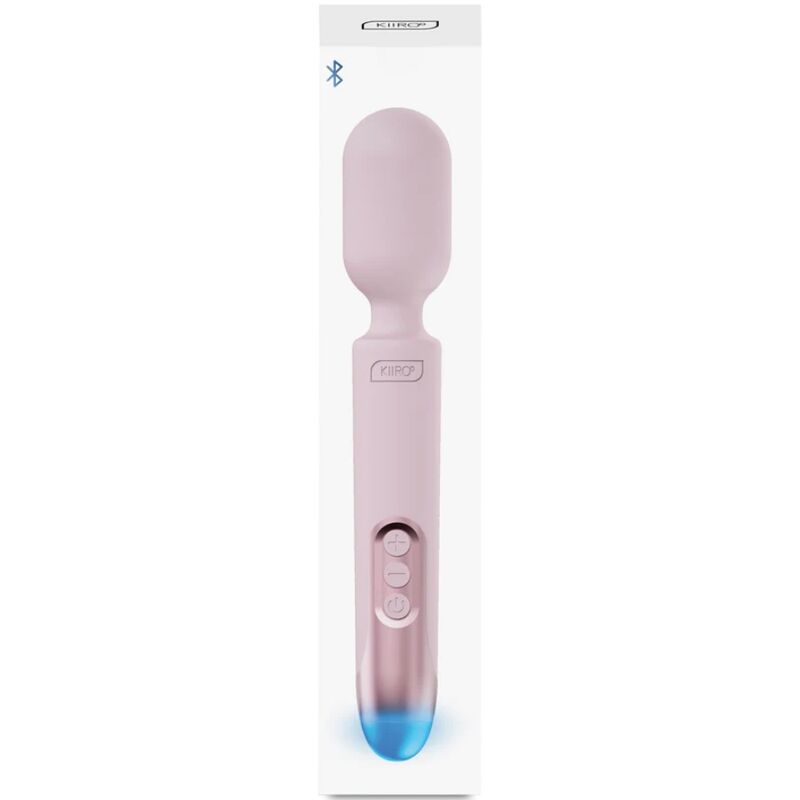 KIIROO - PROWAND VIBRADOR WAND BEDIENINGSAFSTANDSBEDIENING + GRATIS APP EEN ROSA