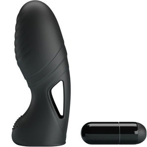 Pretty Love – Alan vibrateur de doigts en silicone noir