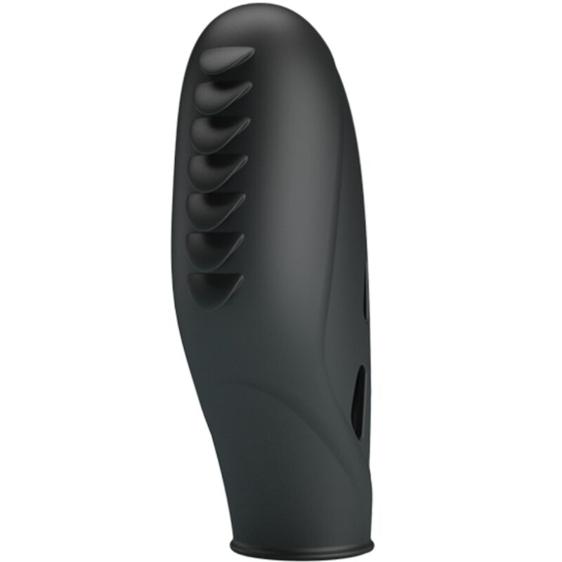 PRETTY LOVE - VIBRATEUR DOIGT EN SILICONE GILO NOIR