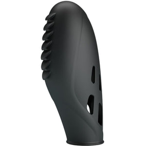 Pretty Love – Vibrateur doigt en silicone gilo noir