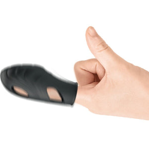 Pretty Love – Vibrateur de doigt en silicone lich noir