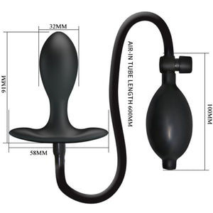 Pretty Love – Plug anal gonflable noir