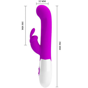 Pretty Love – Vibrateur centaure lapin 30 modes de vibration violet