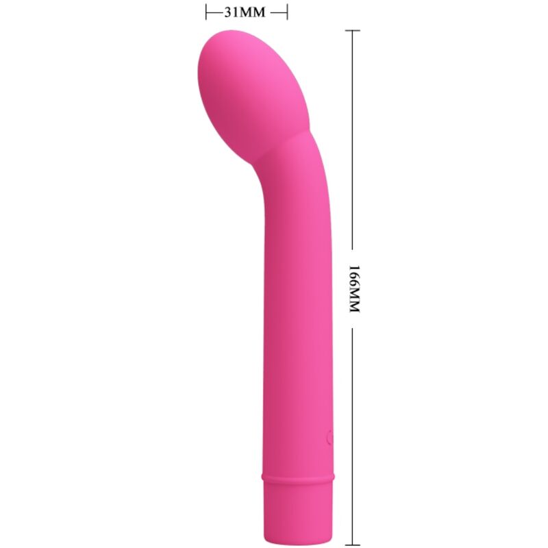 Pretty Love – Vibrateur point g logan 10 vibrations rose
