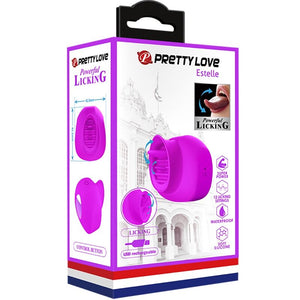 Pretty Love – Stimulateur de clitoris estelle tongue 12 vibrations violet