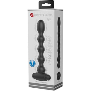 Pretty Love – Plug anal lynn silicone 10 vibrations noir