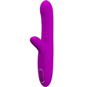 Pretty Love – Vibrateur multifonction angelique + stimulateur de clitoris violet