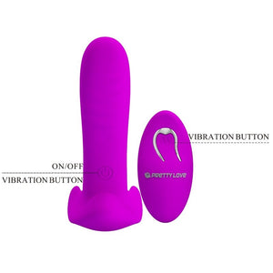 Pretty Love – Masseur & vibrateur 12 vibrations télécommande violet