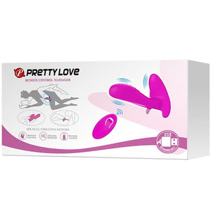 Pretty Love – Masseur & vibrateur 12 vibrations télécommande violet