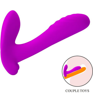 Pretty Love – Masseur & vibrateur 12 vibrations télécommande violet