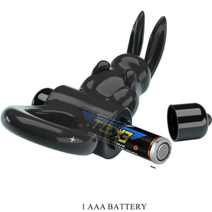 Pretty Love – Anneau vibrateur excitant rabbit 10 vibrations noir