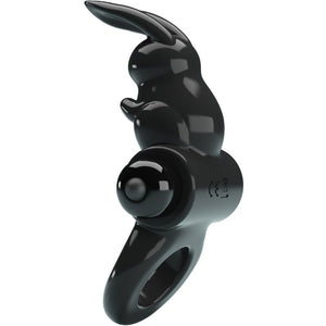 Pretty Love – Anneau vibrateur excitant rabbit 10 vibrations noir