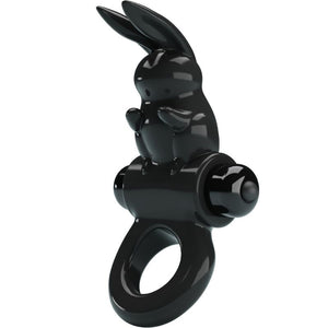 Pretty Love – Anneau vibrateur excitant rabbit 10 vibrations noir