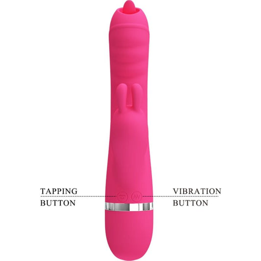 PRETTY LOVE - PHOENIX VIBRADOR RABBIT MULTIFUNCTION PINK