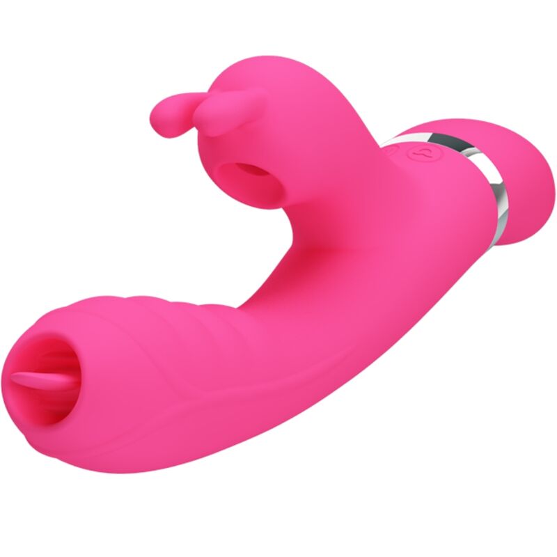 PRETTY LOVE - PHOENIX VIBRADOR RABBIT MULTIFUNCTION PINK
