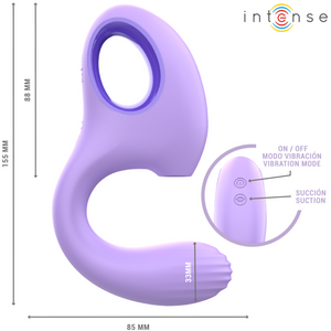 Intense – Baxter vibrateur & stimulateur violet