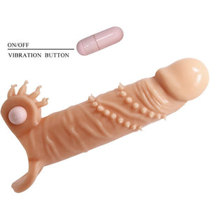 Pretty Love – Connor manchon de pénis + stimulateur de clitoris chair