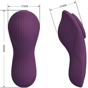 Pretty Love – Mane lay on masseur de clitoris 10 vibrations télécommande violet
