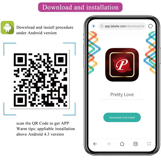 PRETTY LOVE - FRANZ MASAJEADOR &amp; VIBRADOR APP GRATUTITA MORADO