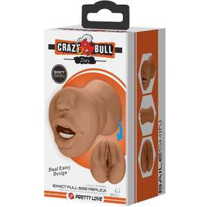 Crazy Bull – Zoey double masturbateur bouche et vagin chair