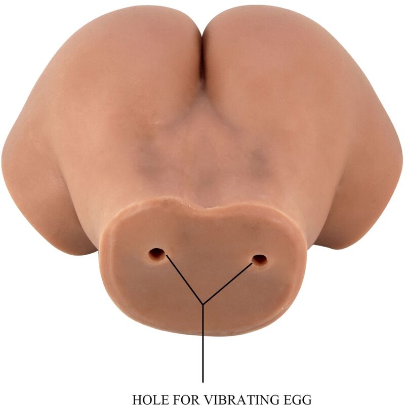 CRAZY BULL - HAILEY VIBRATEUR FESSES AVEC VAGIN ET ANUS RÉALISTES MULATTO CONTRÔLE À DISTANCE