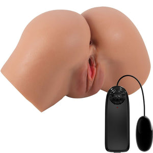 Crazy Bull – Hailey vibrateur fesses avec vagin et anus réalistes mulatto contrôle à distance