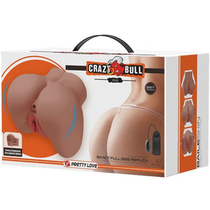 Crazy Bull – Mila vibrateur fesse avec vagin et anus réalistes contrôle de la chair à distance