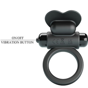 Pretty Love – Bague vibrant debonaire lapin 10 vibrations noire